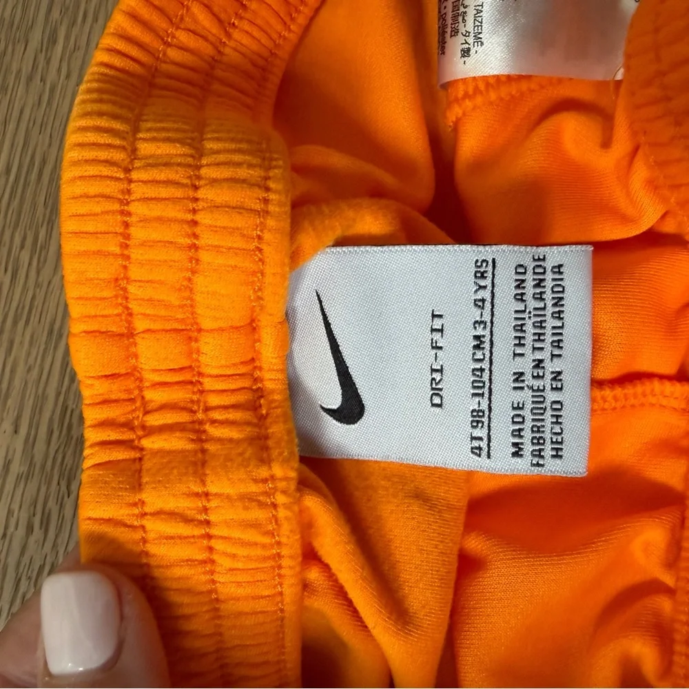 Nike Orange Athletic Tank & Shorts Set